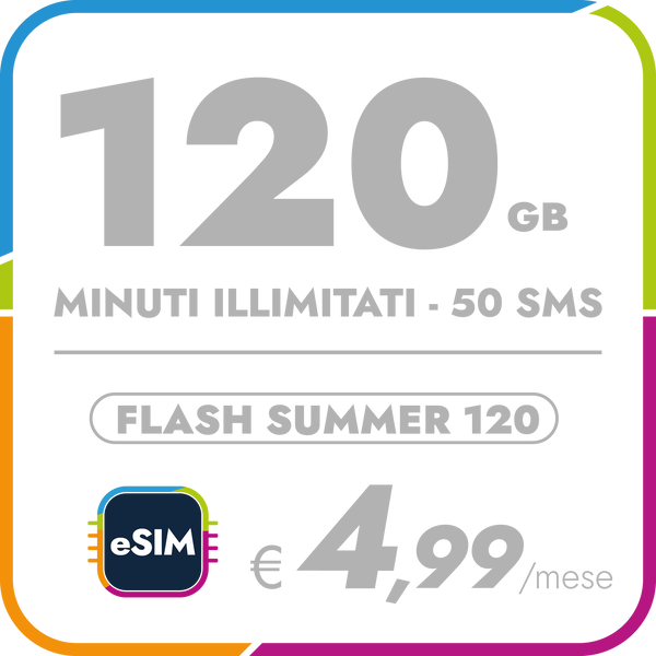 eSIM FLASH SUMMER 120 X2